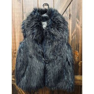 Faux Frenzi by Dena Vintage Fur Vest Fall Sz Medium